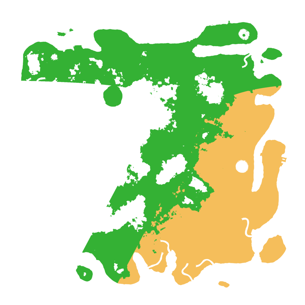 Biome Rust Map: Procedural Map, Size: 4300, Seed: 91559769