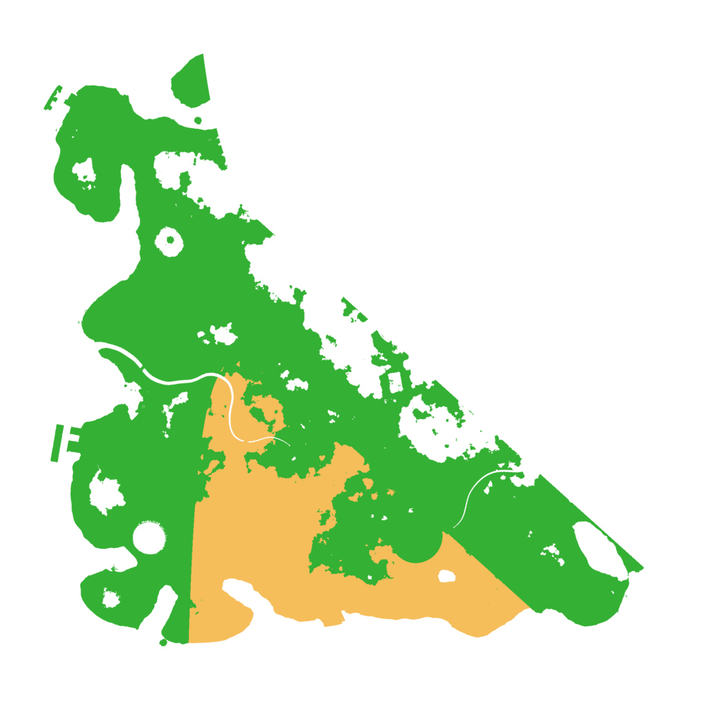 Biome Rust Map: Procedural Map, Size: 3800, Seed: 20789191