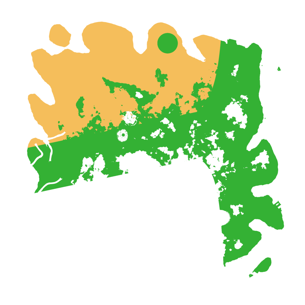 Biome Rust Map: Procedural Map, Size: 3950, Seed: 5515356