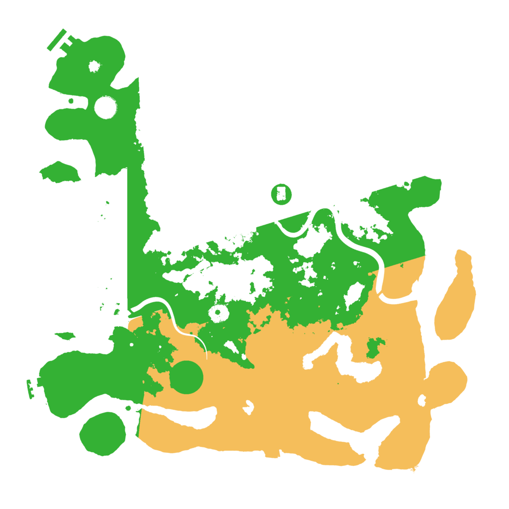 Biome Rust Map: Procedural Map, Size: 4000, Seed: 2633