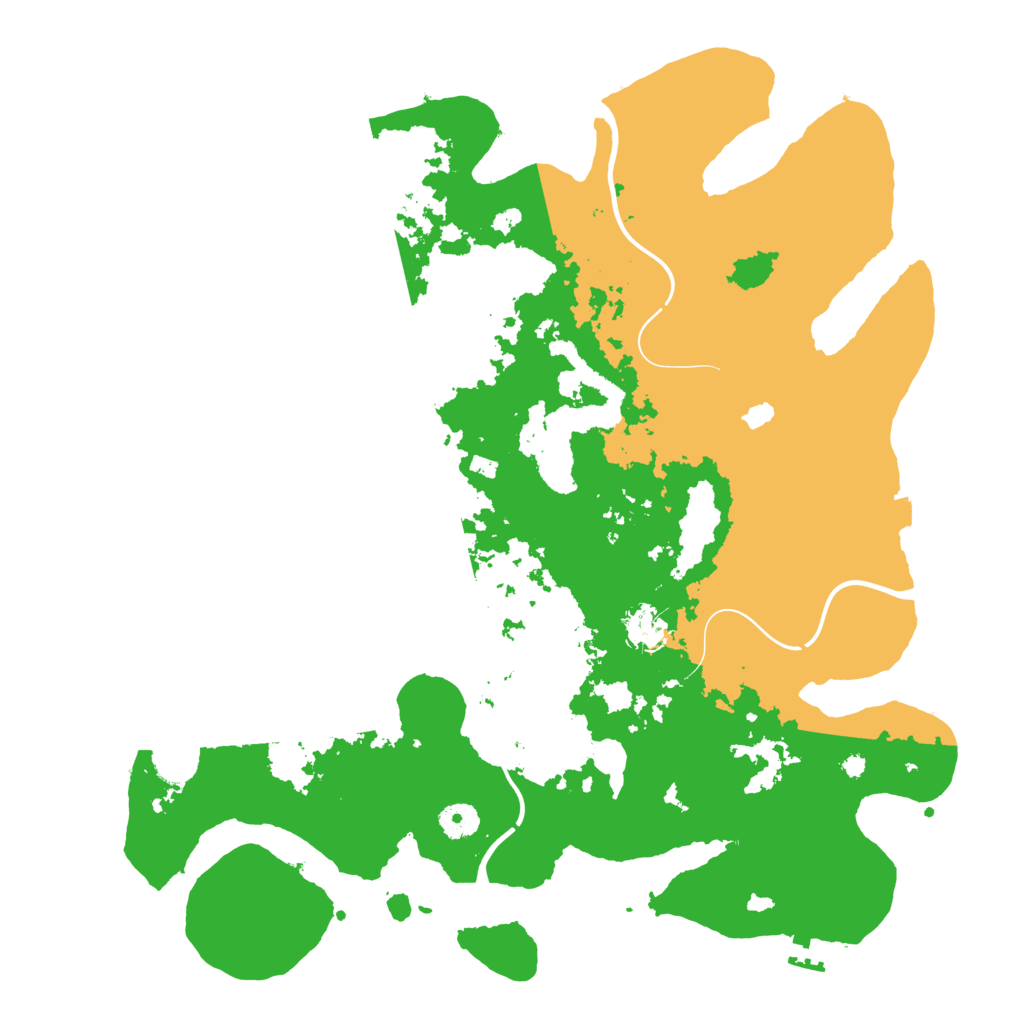 Biome Rust Map: Procedural Map, Size: 4100, Seed: 64485552