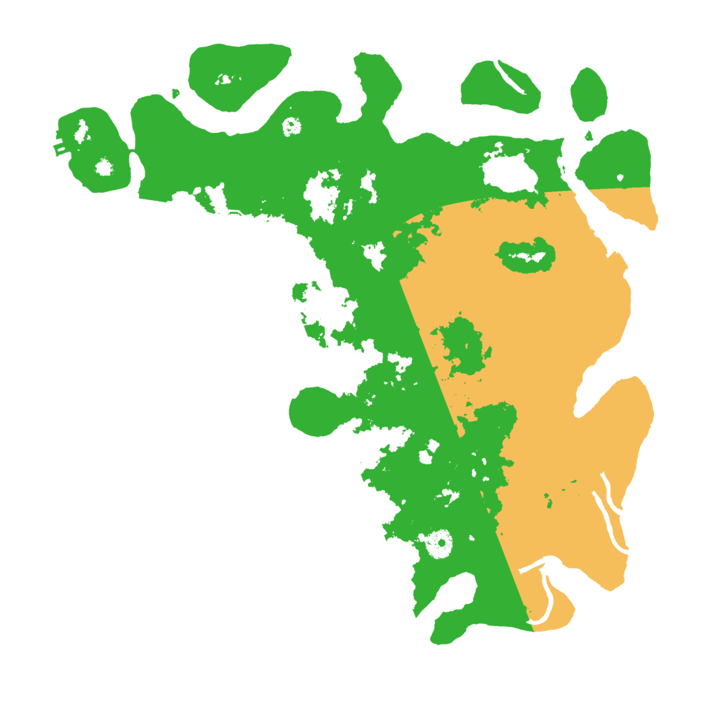 Biome Rust Map: Procedural Map, Size: 3800, Seed: 32392709