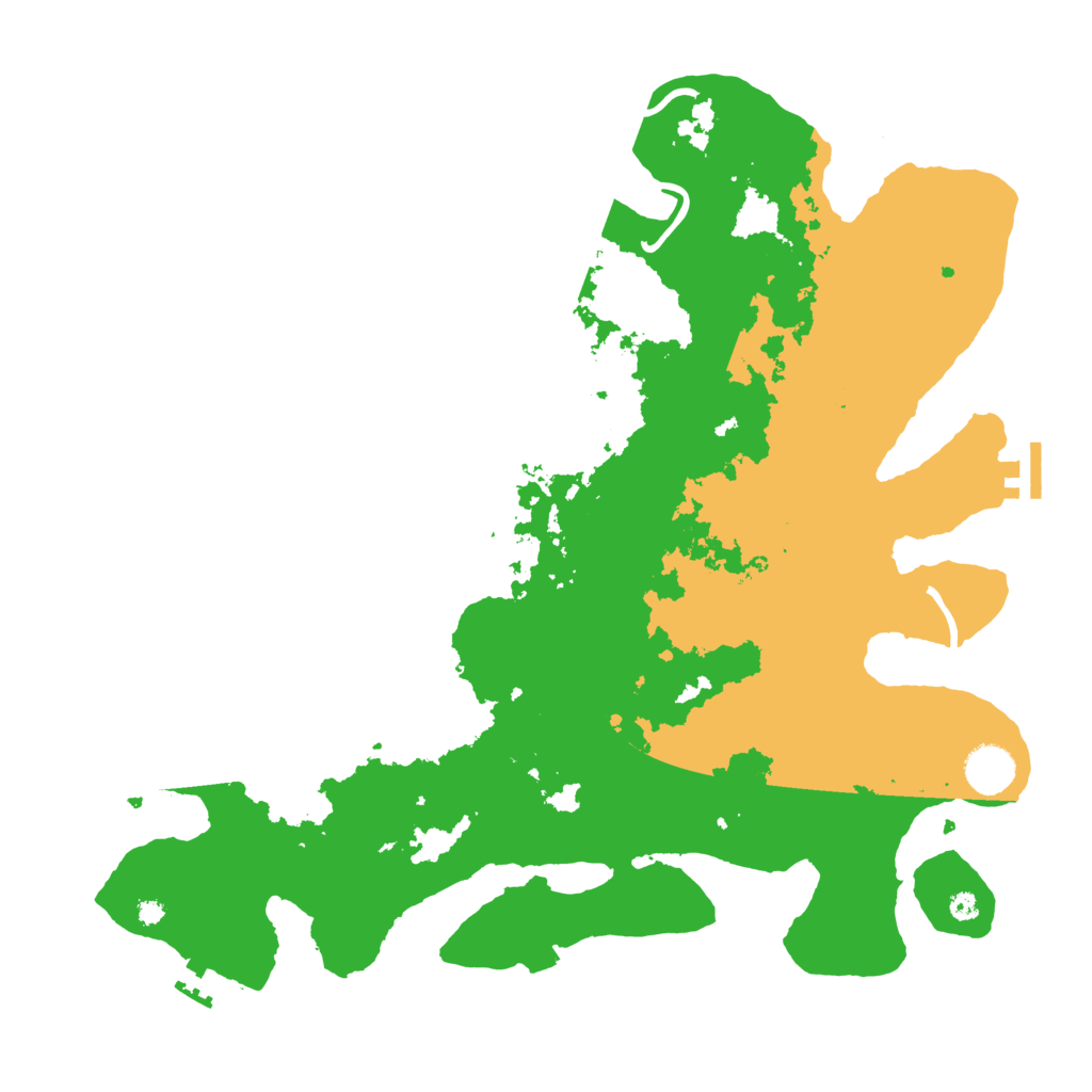 Biome Rust Map: Procedural Map, Size: 3900, Seed: 63652749