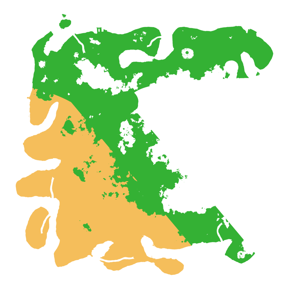 Biome Rust Map: Procedural Map, Size: 3800, Seed: 66399159