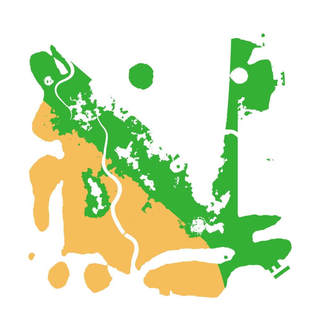 Biome Rust Map: Procedural Map, Size: 3500, Seed: 720589399