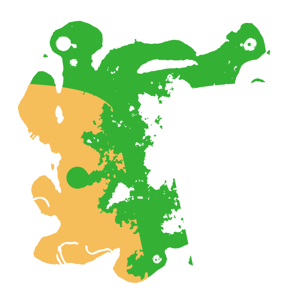Biome Rust Map: Procedural Map, Size: 3700, Seed: 37336825