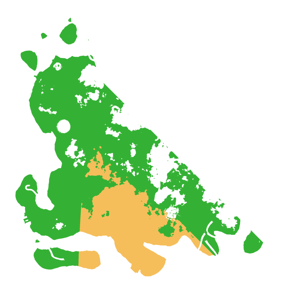 Biome Rust Map: Procedural Map, Size: 3850, Seed: 84463478