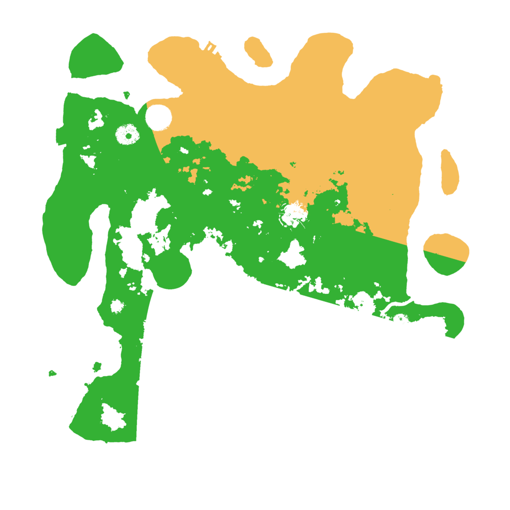 Biome Rust Map: Procedural Map, Size: 3500, Seed: 1284669858