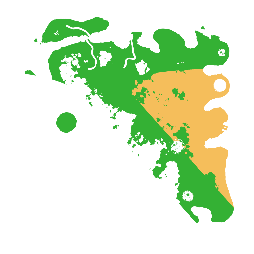 Biome Rust Map: Procedural Map, Size: 3500, Seed: 947297266