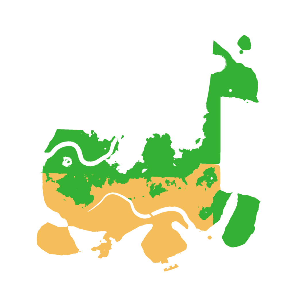 Biome Rust Map: Procedural Map, Size: 3000, Seed: 1203221845