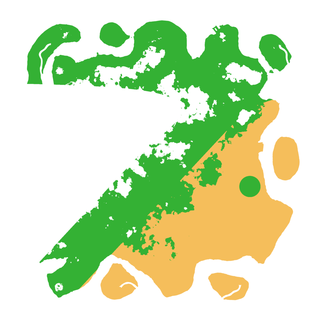 Biome Rust Map: Procedural Map, Size: 3950, Seed: 116148736