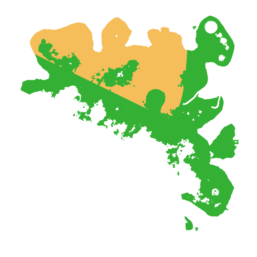 Biome Rust Map: Procedural Map, Size: 3600, Seed: 18068819
