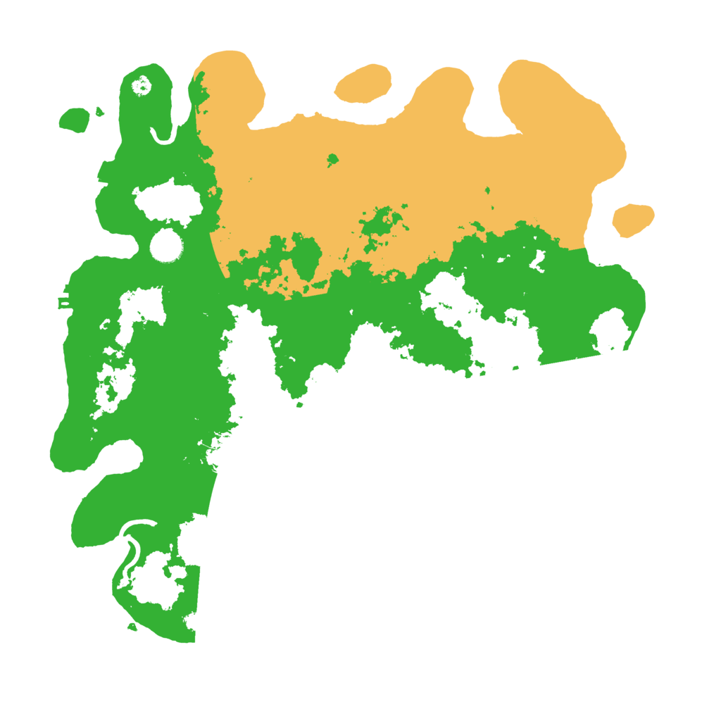 Biome Rust Map: Procedural Map, Size: 3900, Seed: 95964278
