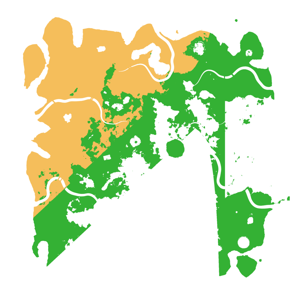 Biome Rust Map: Procedural Map, Size: 4500, Seed: 1962536361