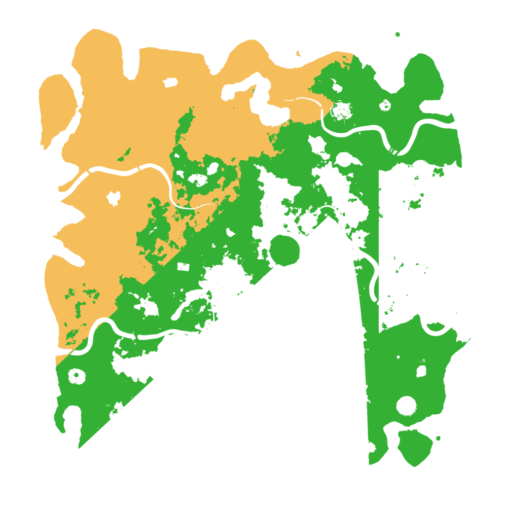 Biome Rust Map: Procedural Map, Size: 4500, Seed: 1962536361