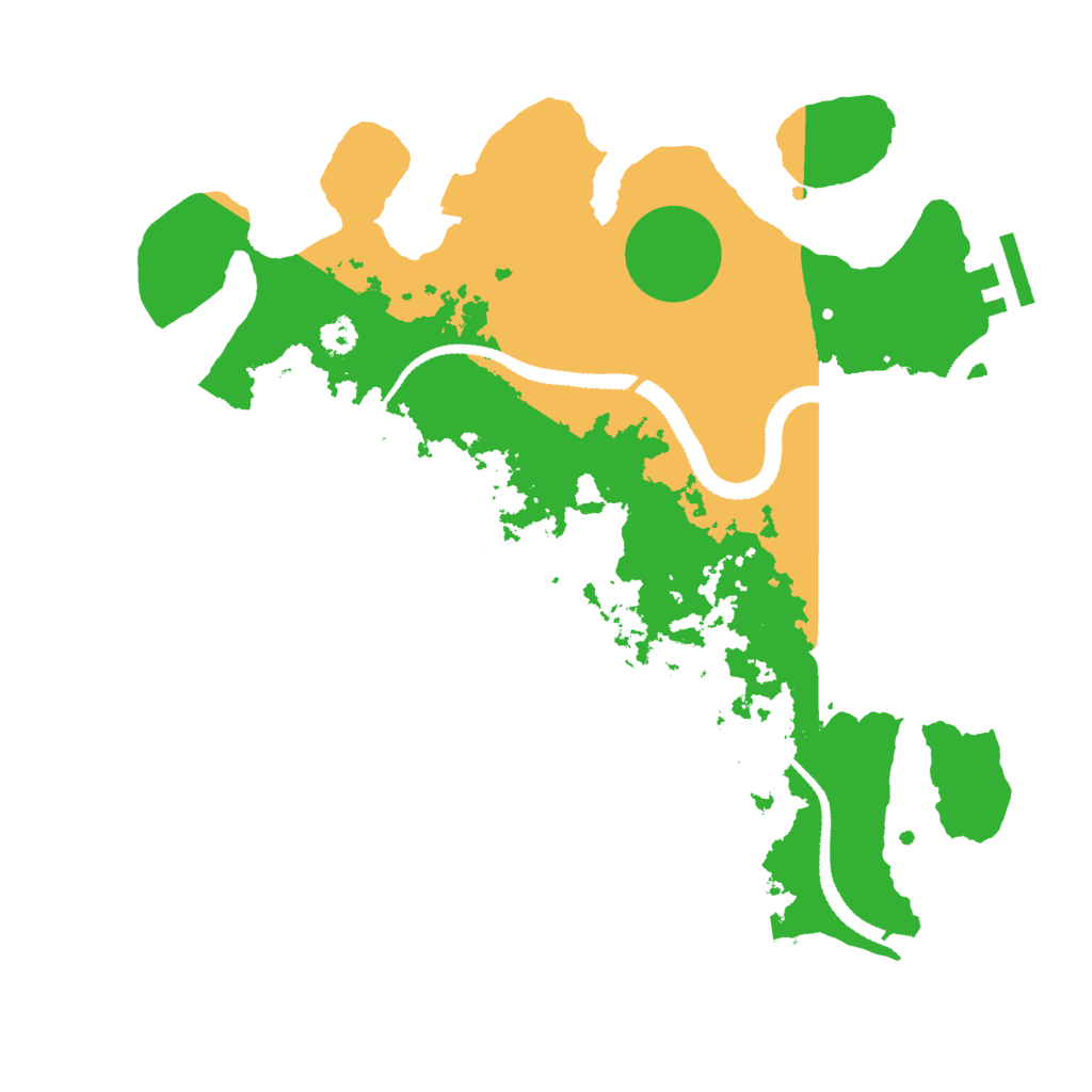 Biome Rust Map: Procedural Map, Size: 3000, Seed: 345458632