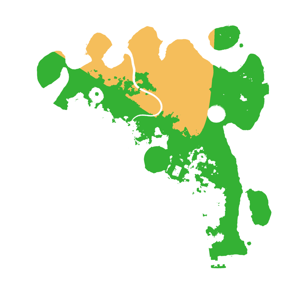 Biome Rust Map: Procedural Map, Size: 3000, Seed: 345458632