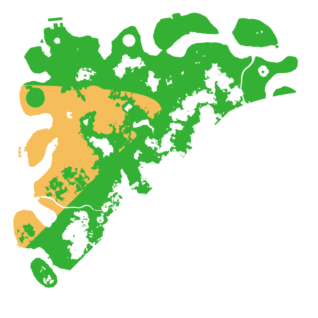 Biome Rust Map: Procedural Map, Size: 4500, Seed: 832990680