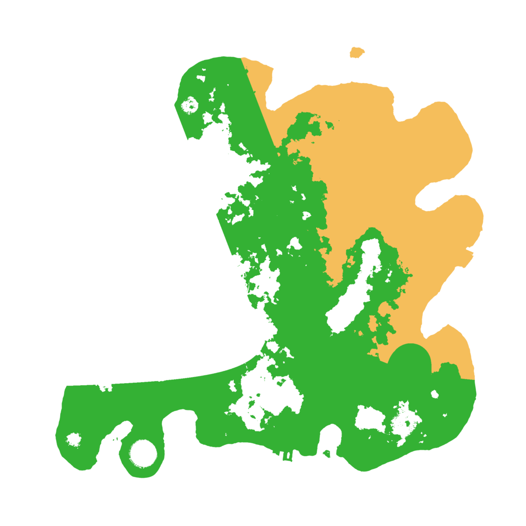 Biome Rust Map: Procedural Map, Size: 3400, Seed: 96498312