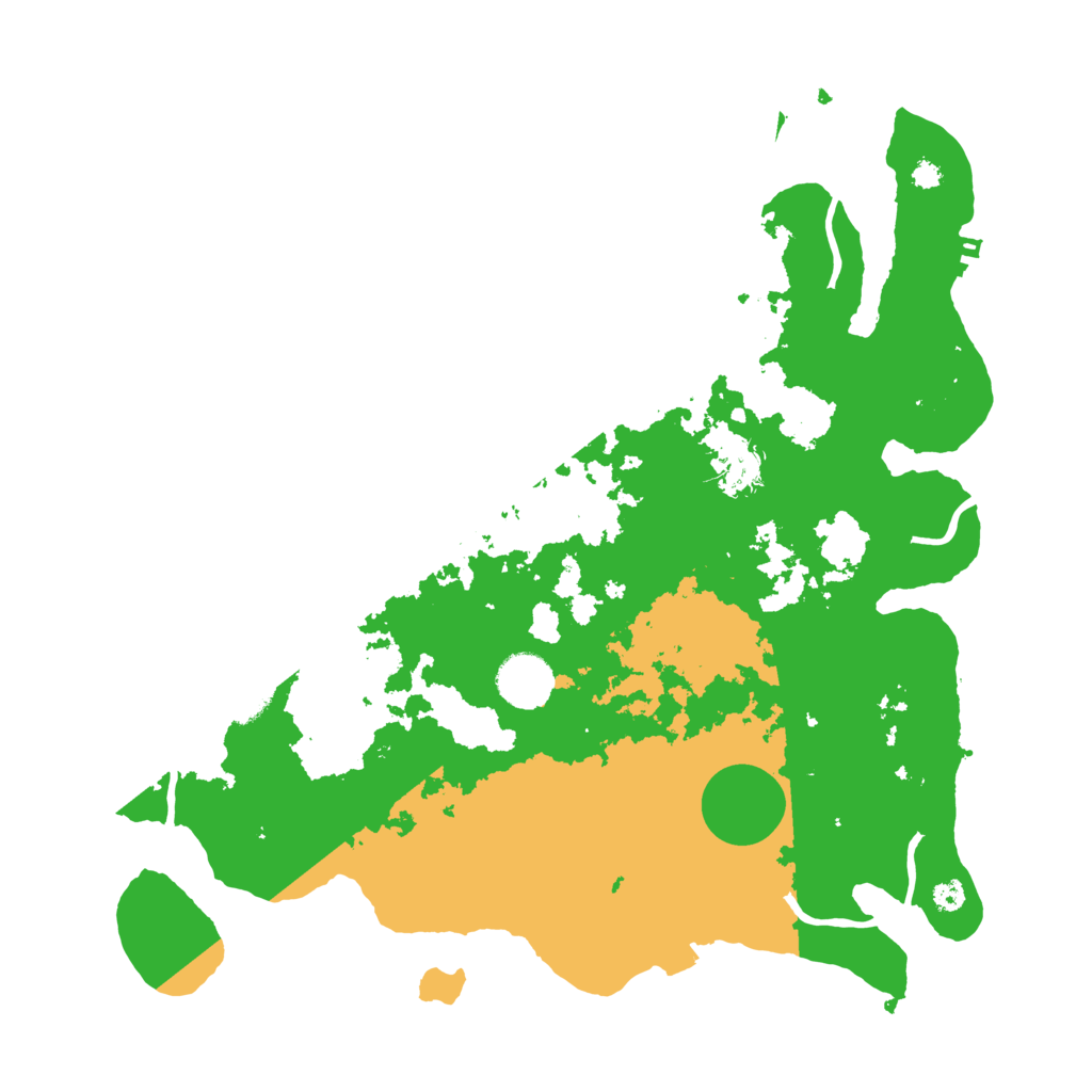 Biome Rust Map: Procedural Map, Size: 3550, Seed: 75405043