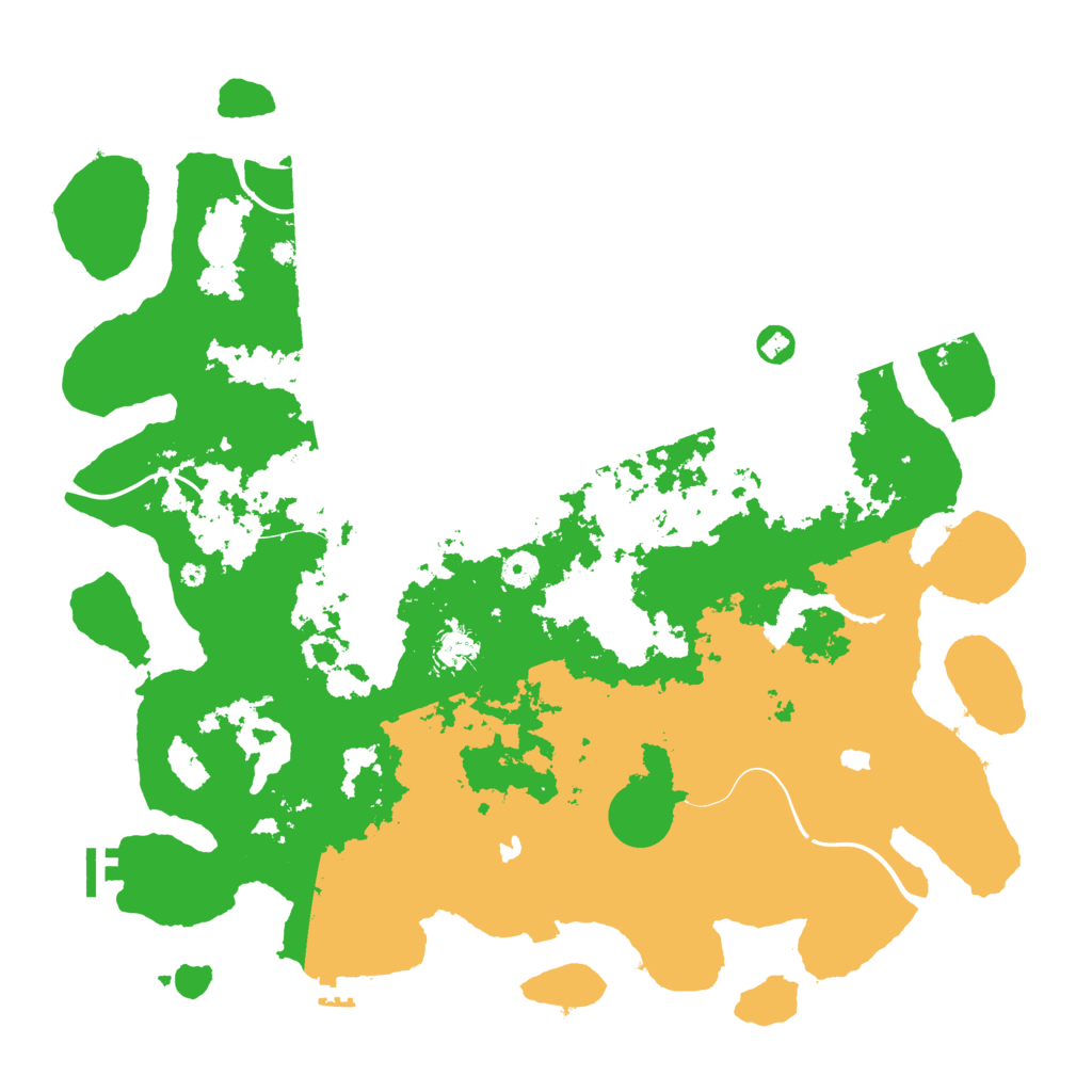 Biome Rust Map: Procedural Map, Size: 4500, Seed: 802708824
