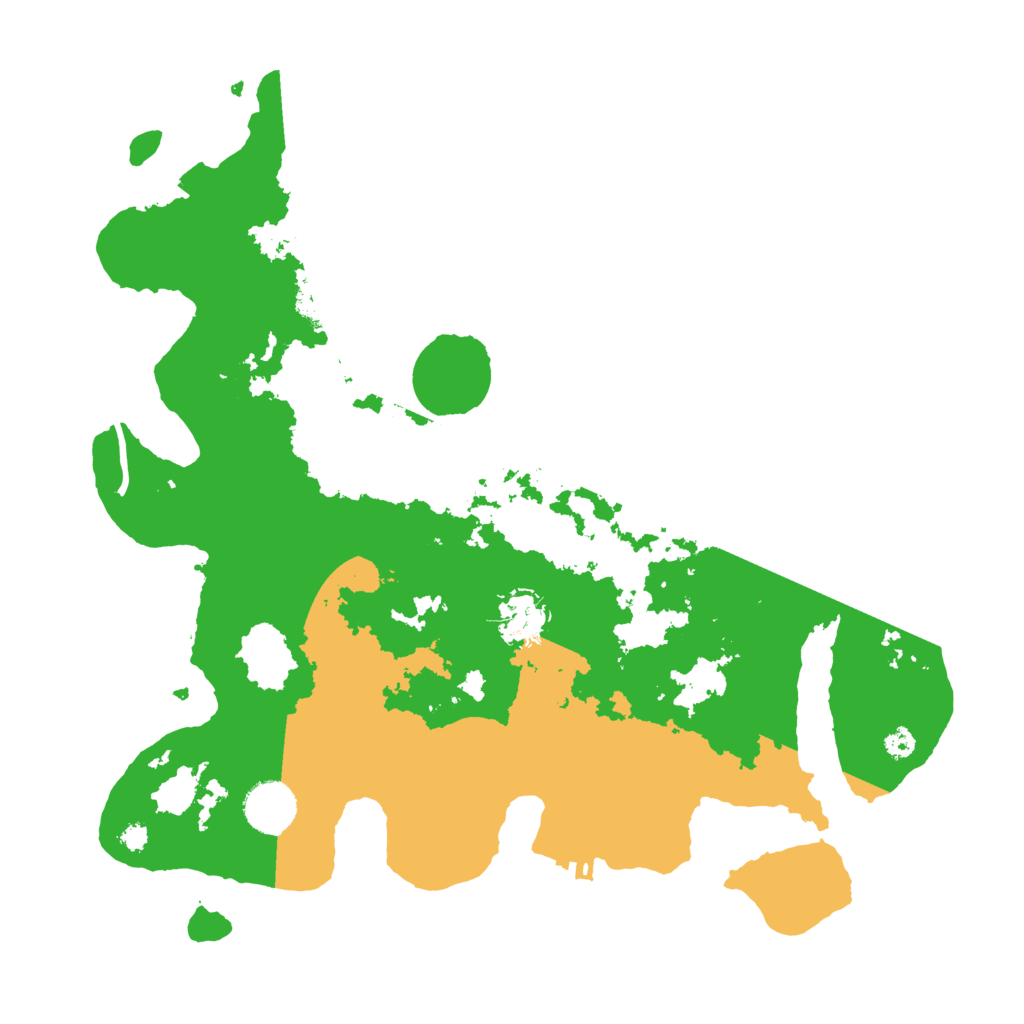 Biome Rust Map: Procedural Map, Size: 3500, Seed: 2137469843