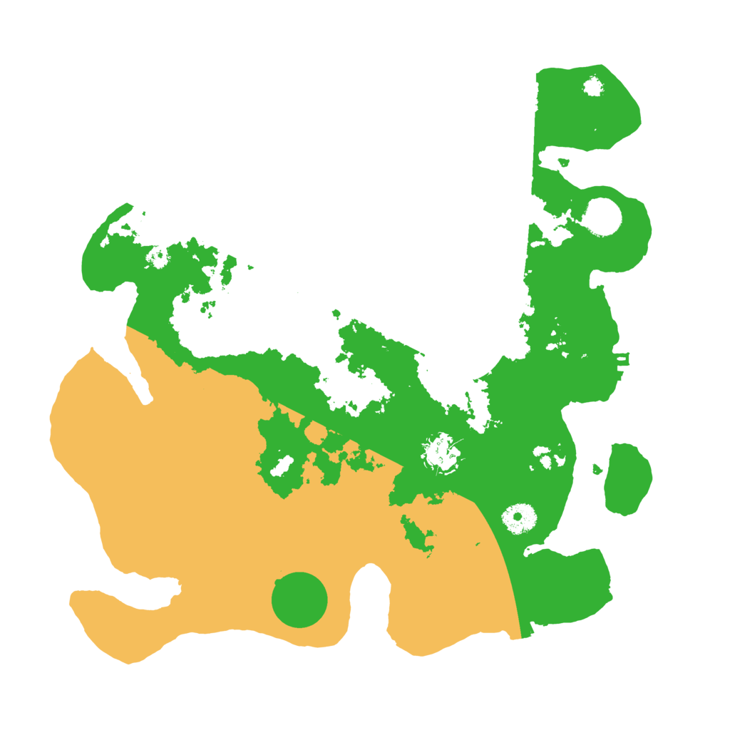 Biome Rust Map: Procedural Map, Size: 3450, Seed: 96049370