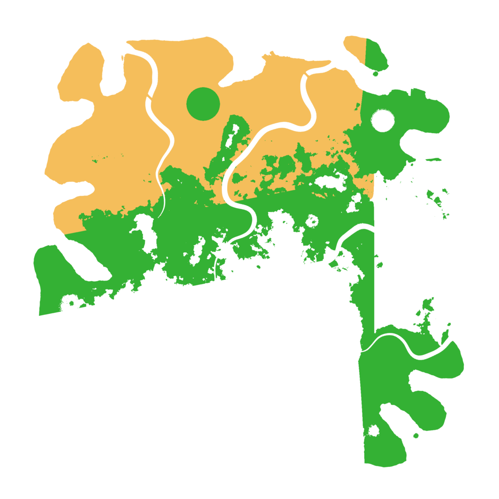 Biome Rust Map: Procedural Map, Size: 3950, Seed: 59925186