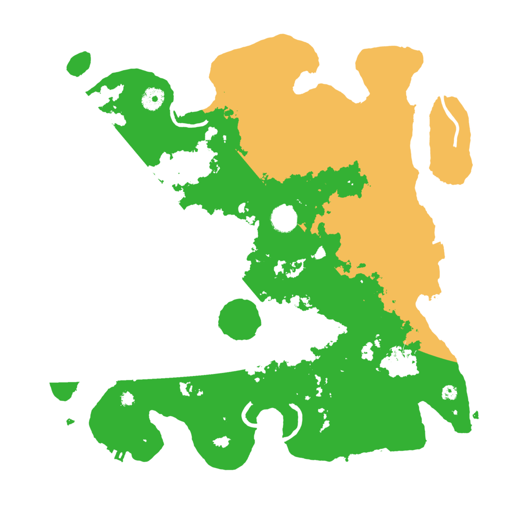 Biome Rust Map: Procedural Map, Size: 3500, Seed: 104642613