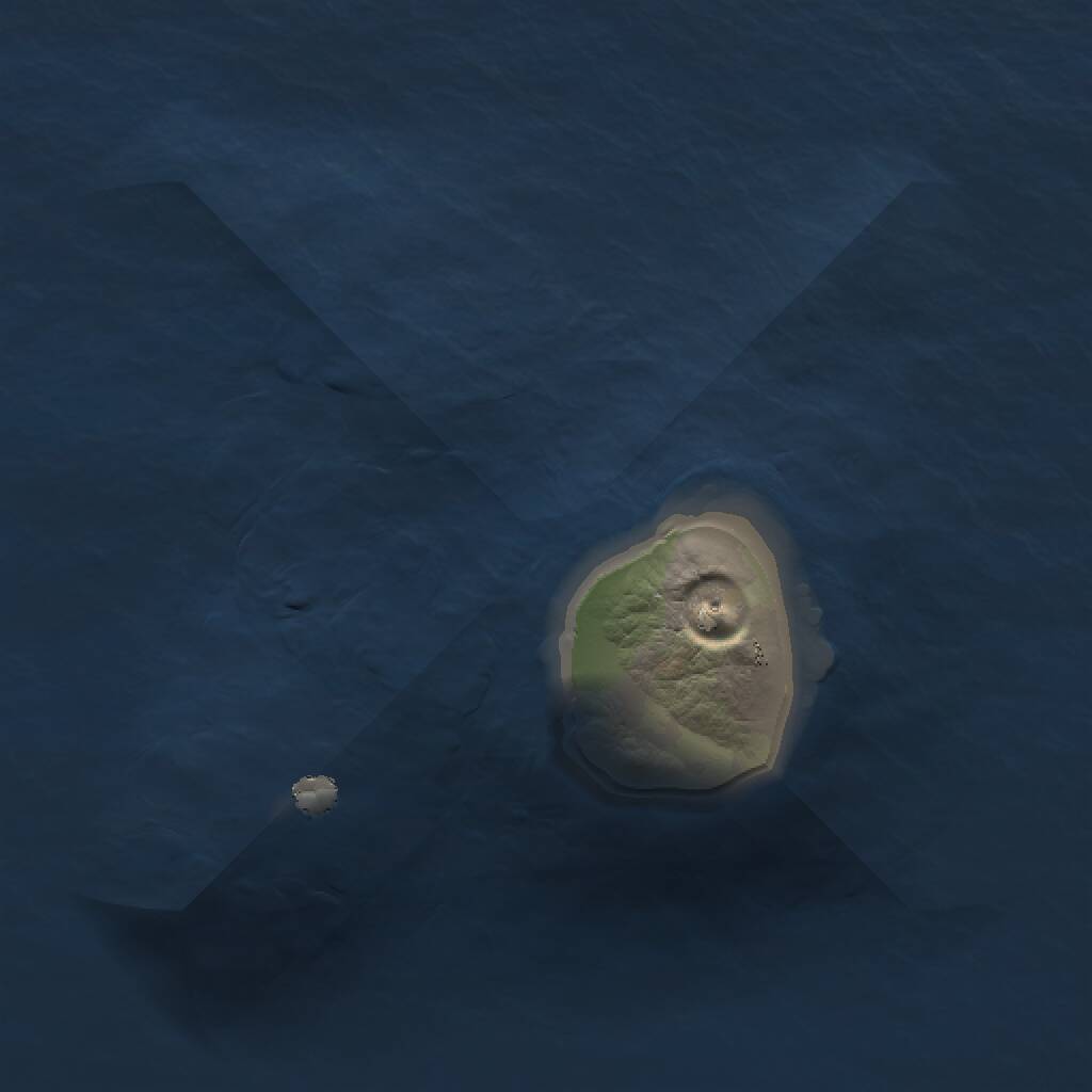 Rust Map: Procedural Map, Size: 1000, Seed: 53555, 1 Monuments