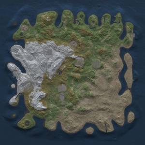 Thumbnail Rust Map: Procedural Map, Size: 4300, Seed: 1978926963, 18 Monuments