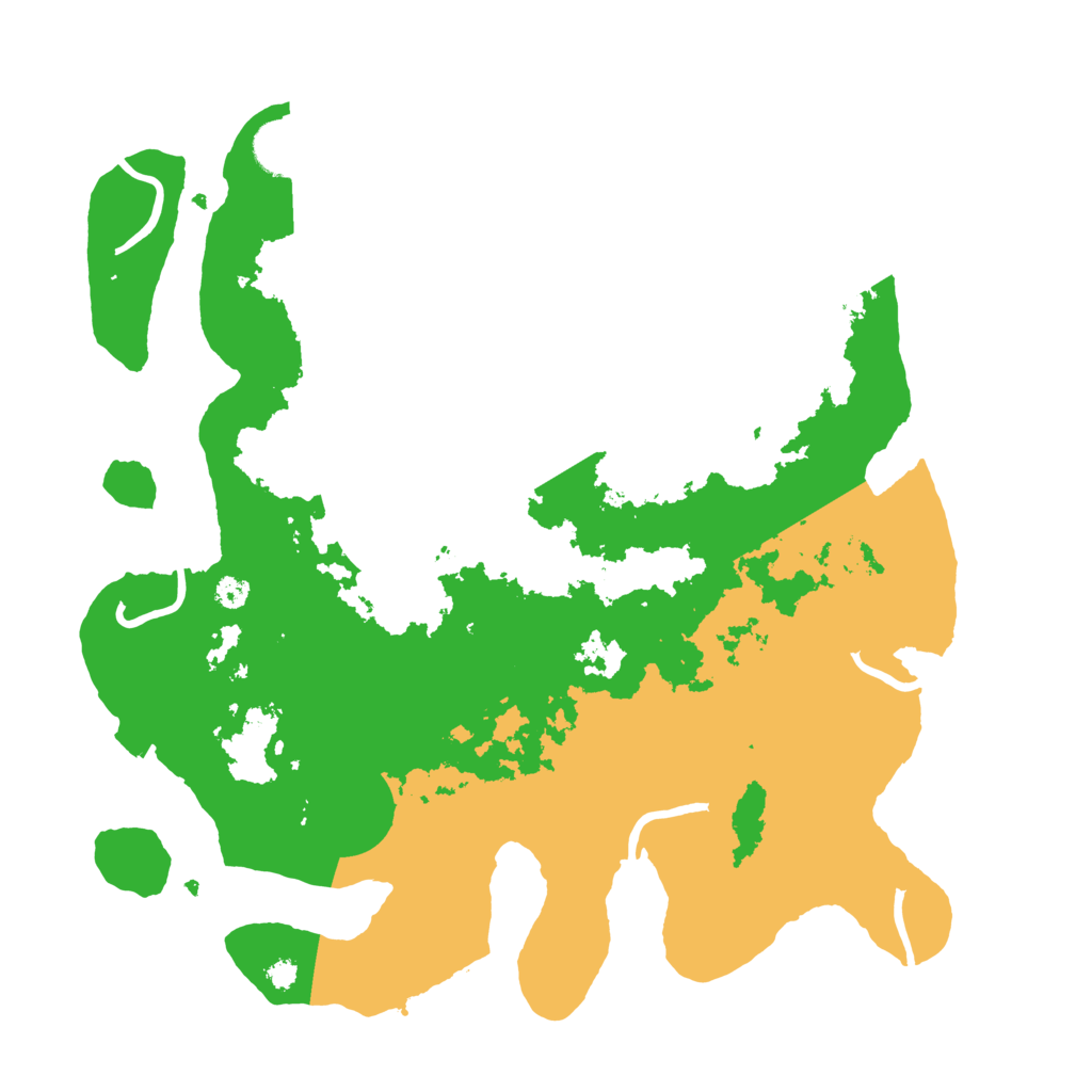 Biome Rust Map: Procedural Map, Size: 3450, Seed: 87906337