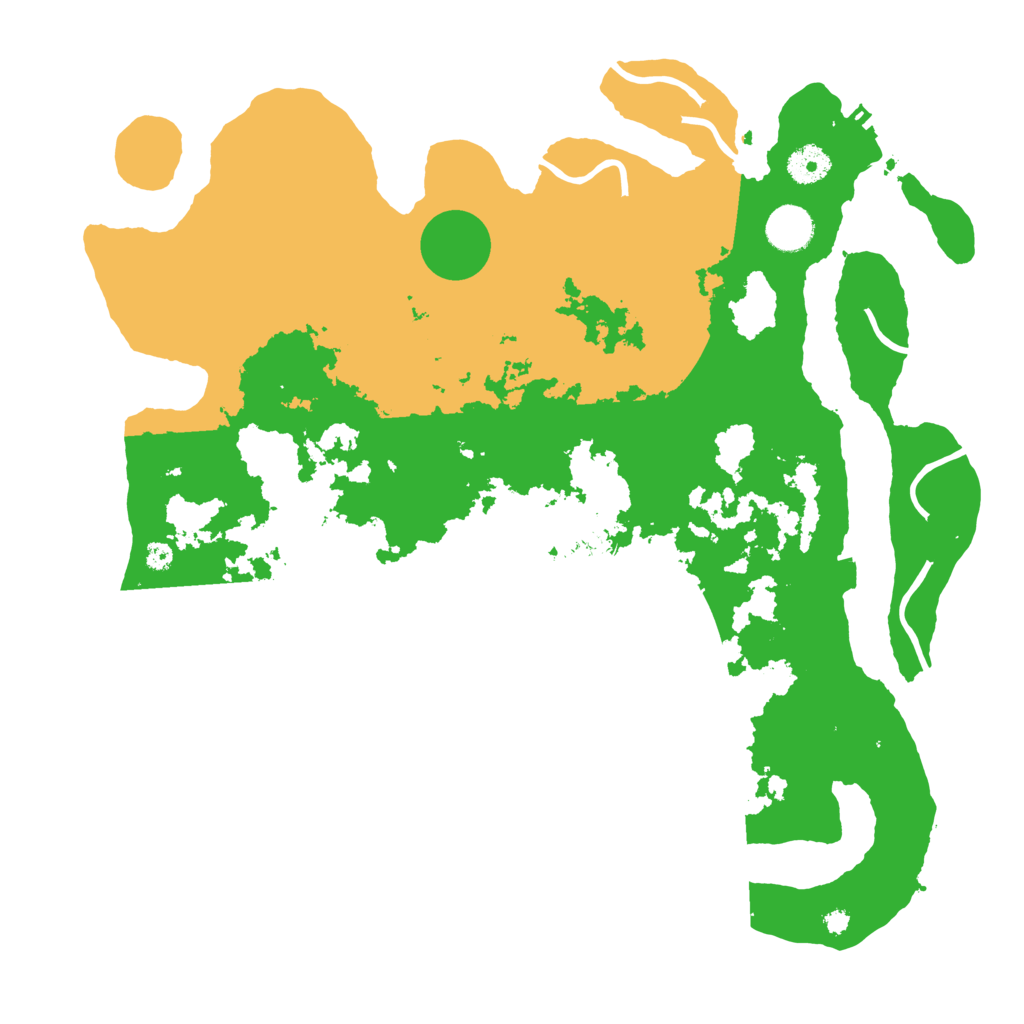 Biome Rust Map: Procedural Map, Size: 3850, Seed: 37252137