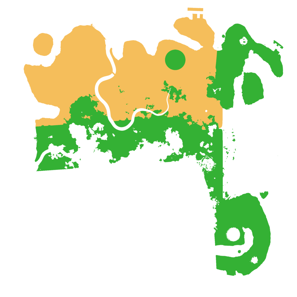 Biome Rust Map: Procedural Map, Size: 3850, Seed: 37252137