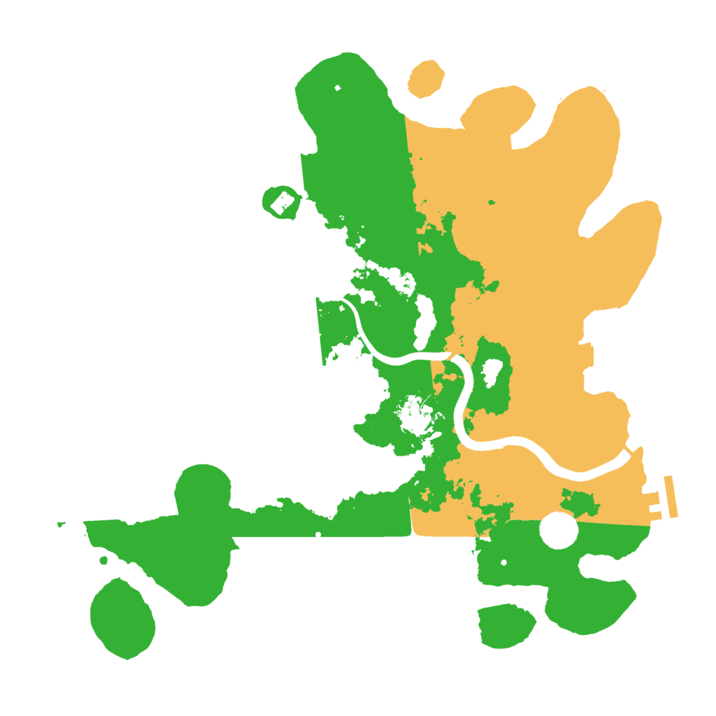 Biome Rust Map: Procedural Map, Size: 3450, Seed: 88948554