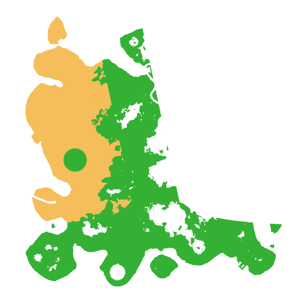 Biome Rust Map: Procedural Map, Size: 3500, Seed: 1085801066