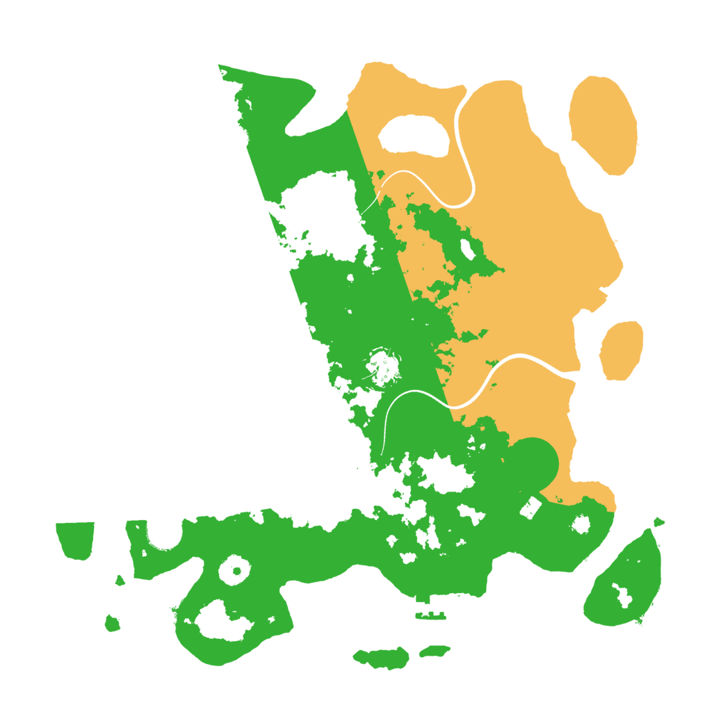 Biome Rust Map: Procedural Map, Size: 3550, Seed: 18415406