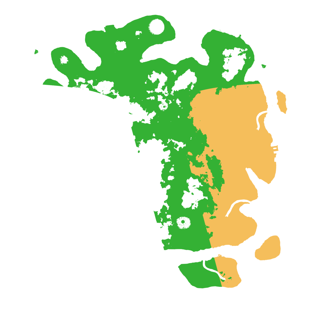 Biome Rust Map: Procedural Map, Size: 3550, Seed: 21049307