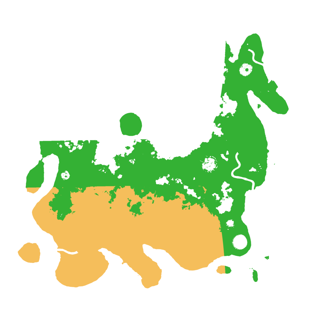 Biome Rust Map: Procedural Map, Size: 3750, Seed: 86641128