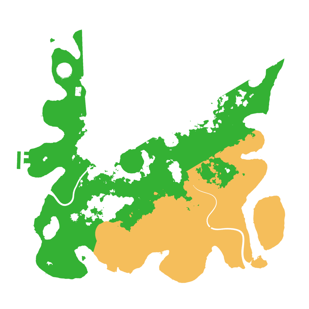 Biome Rust Map: Procedural Map, Size: 3550, Seed: 34554007