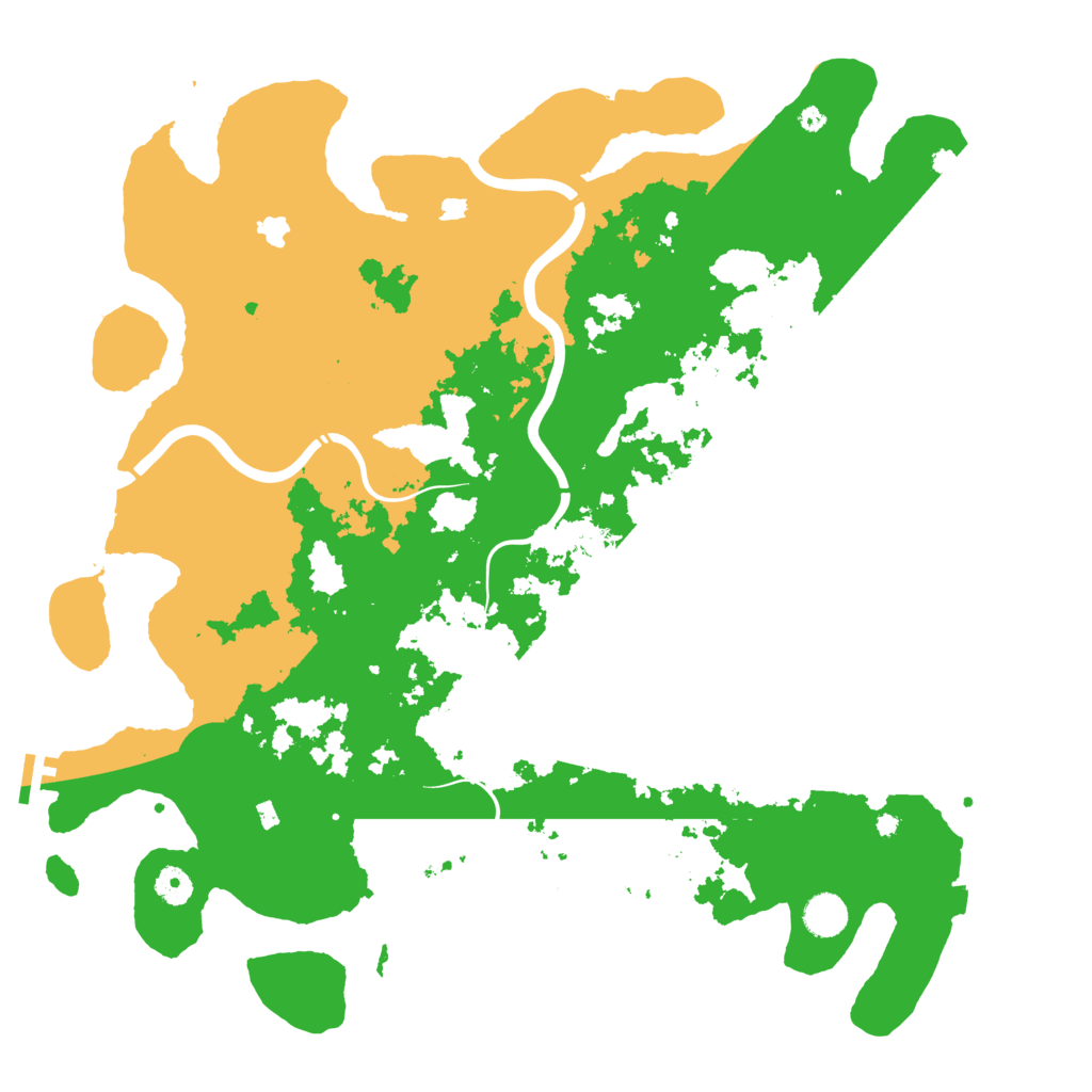 Biome Rust Map: Procedural Map, Size: 4400, Seed: 7386606
