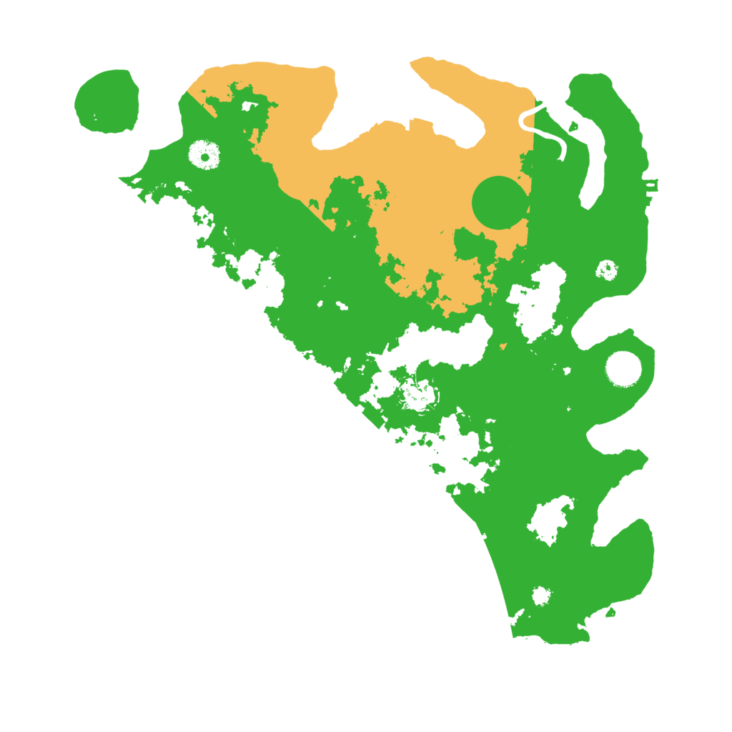 Biome Rust Map: Procedural Map, Size: 3600, Seed: 82573685