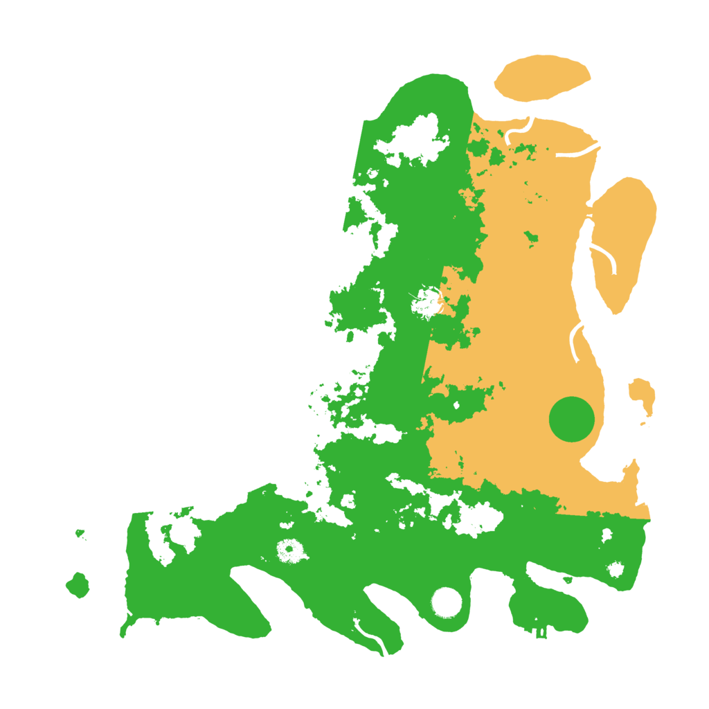 Biome Rust Map: Procedural Map, Size: 4100, Seed: 53816245