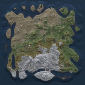 Thumbnail Rust Map: Procedural Map, Size: 4250, Seed: 89230957, 19 Monuments