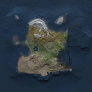 Thumbnail Rust Map: Procedural Map, Size: 1750, Seed: 355051591, 3 Monuments