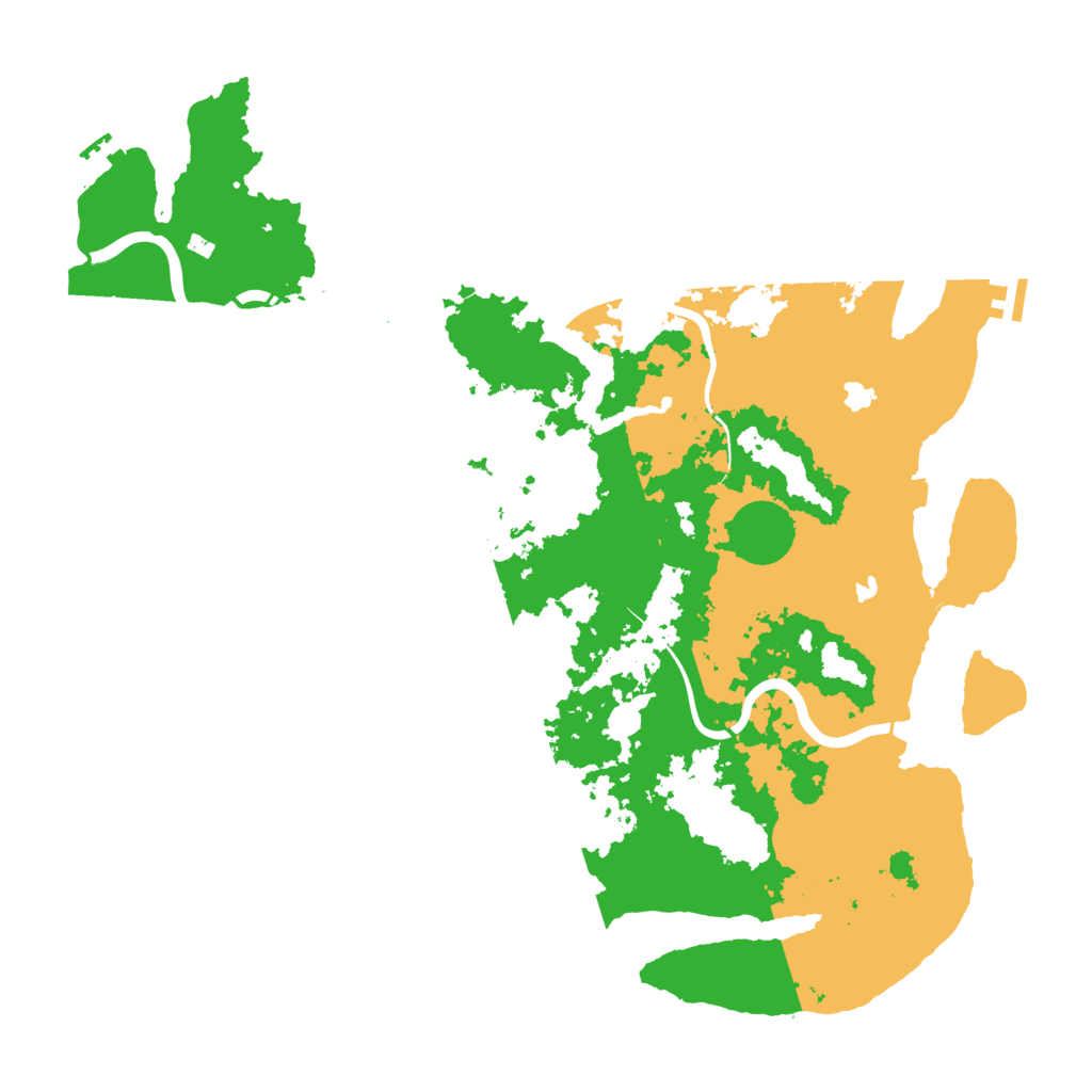 Biome Rust Map: Procedural Map, Size: 4500, Seed: 1467438590