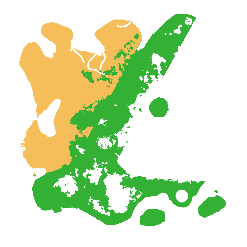 Biome Rust Map: Procedural Map, Size: 3500, Seed: 1290219083