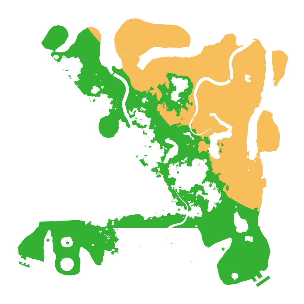 Biome Rust Map: Procedural Map, Size: 4000, Seed: 904750065