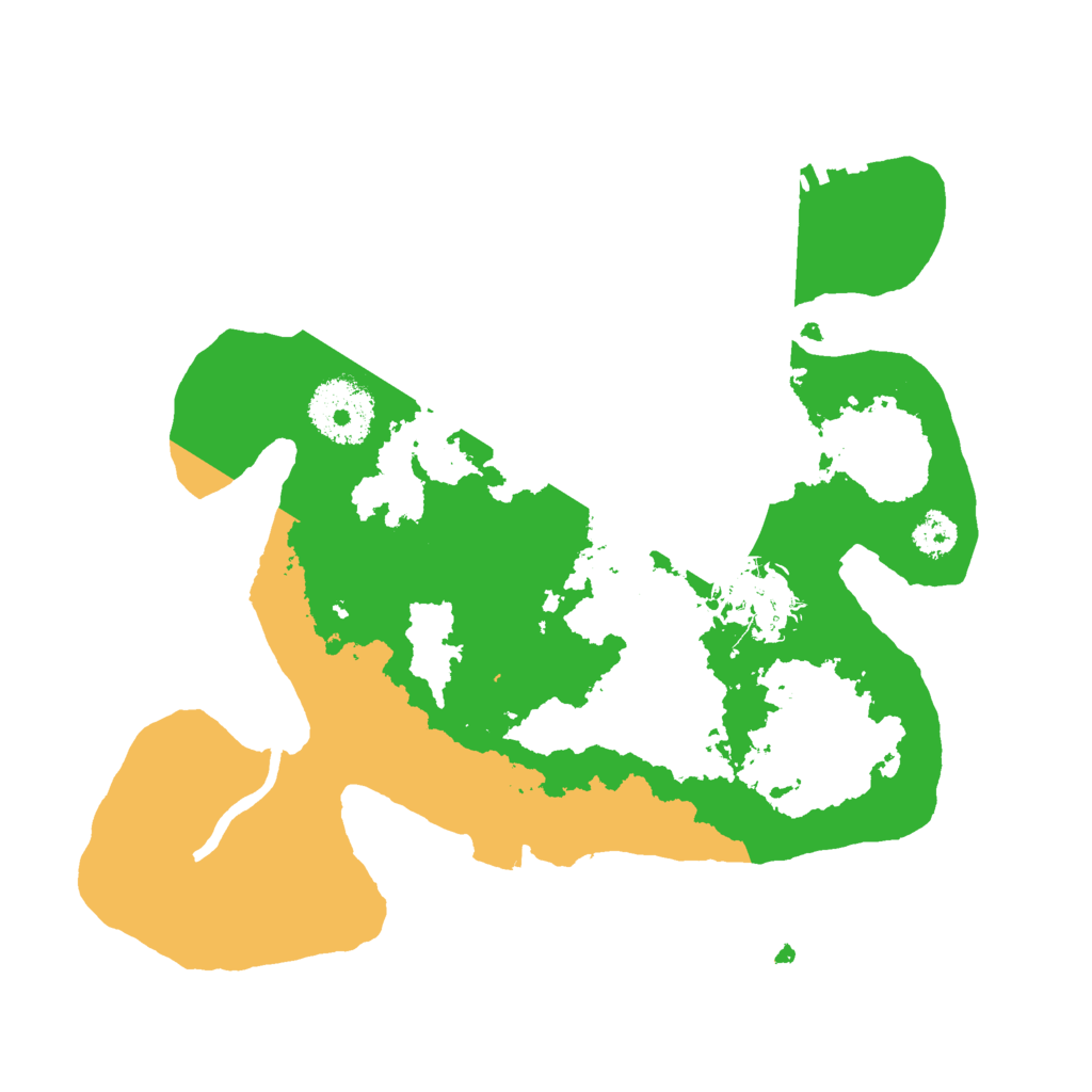 Biome Rust Map: Procedural Map, Size: 2600, Seed: 2013303269