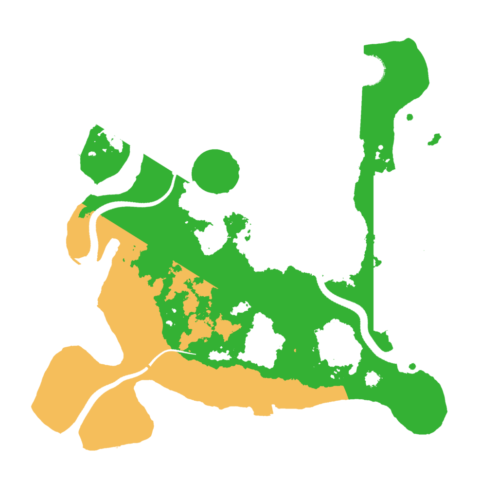 Biome Rust Map: Procedural Map, Size: 3000, Seed: 2013303269